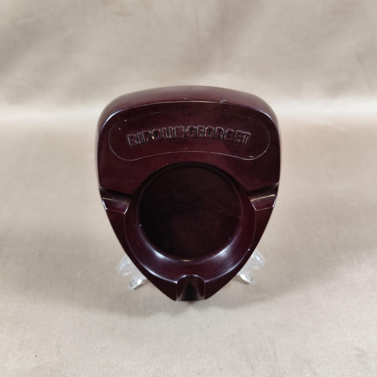 Cendrier Publicitaire Ripolin Georget en plastique Made in France Vintage 1970