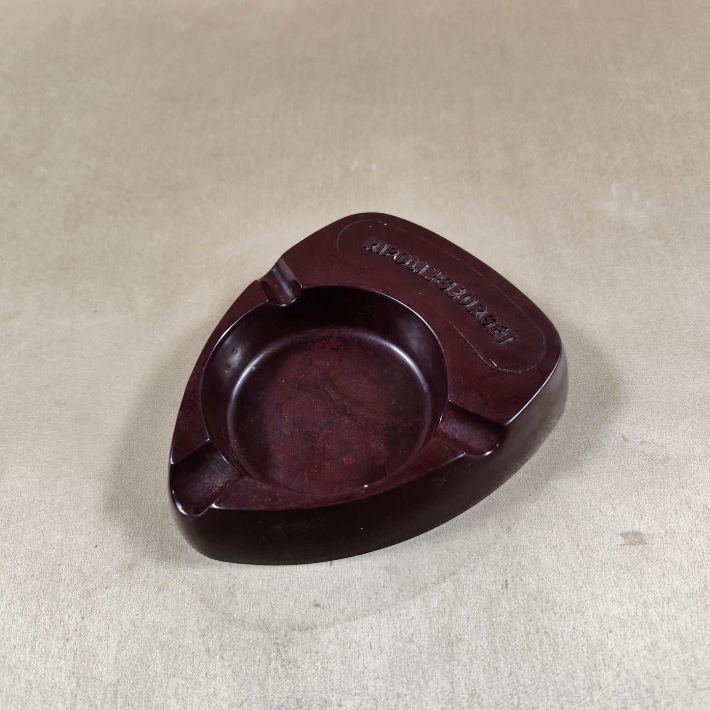 Cendrier Publicitaire Ripolin Georget en plastique Made in France Vintage 1970