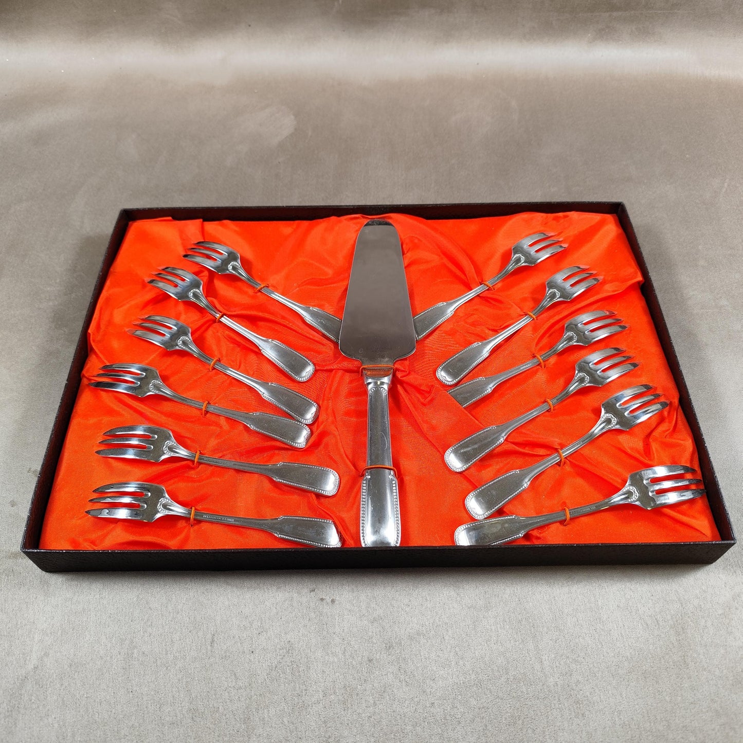 Service à dessert Guy Degrenne  13 pièces 12 personnes Made in France Vintage 1900