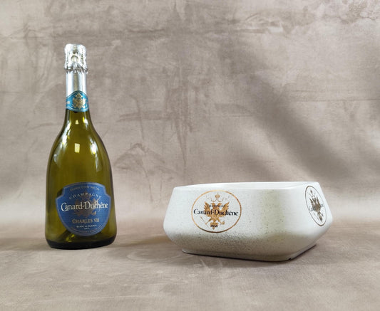 Cendrier Publicitaire Champagne Canard-Duchêne Made in France Vintage 1970