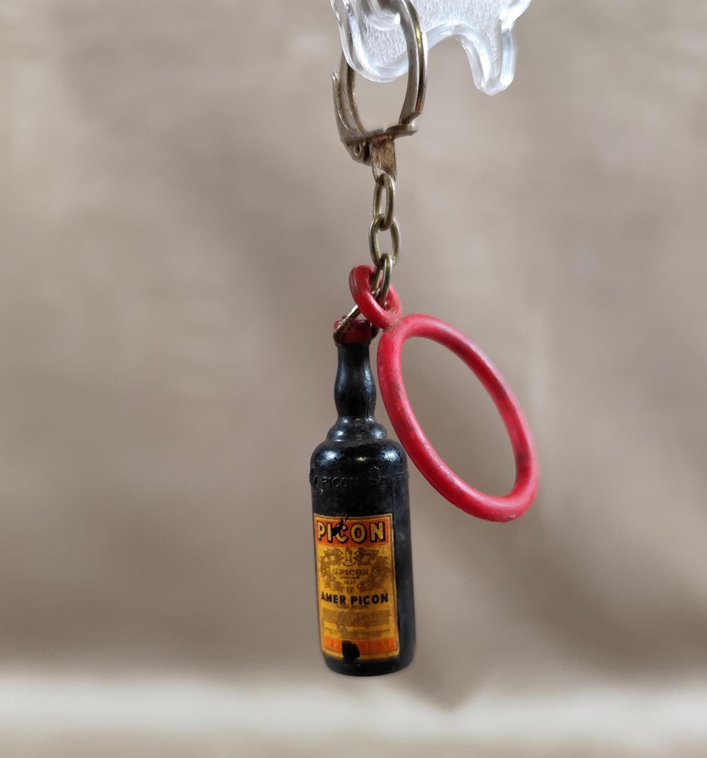 Porte clés Publicitaire Bouteille Picon Amer Made in France Vintage 1970