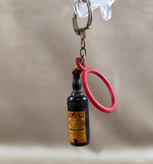 Porte clés Publicitaire Bouteille Picon Amer Made in France Vintage 1970