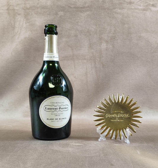 Aimant Magnet Champagne Laurent-Perrier Cuvée Grand Siècle en Métal Made in France Vintage 1980