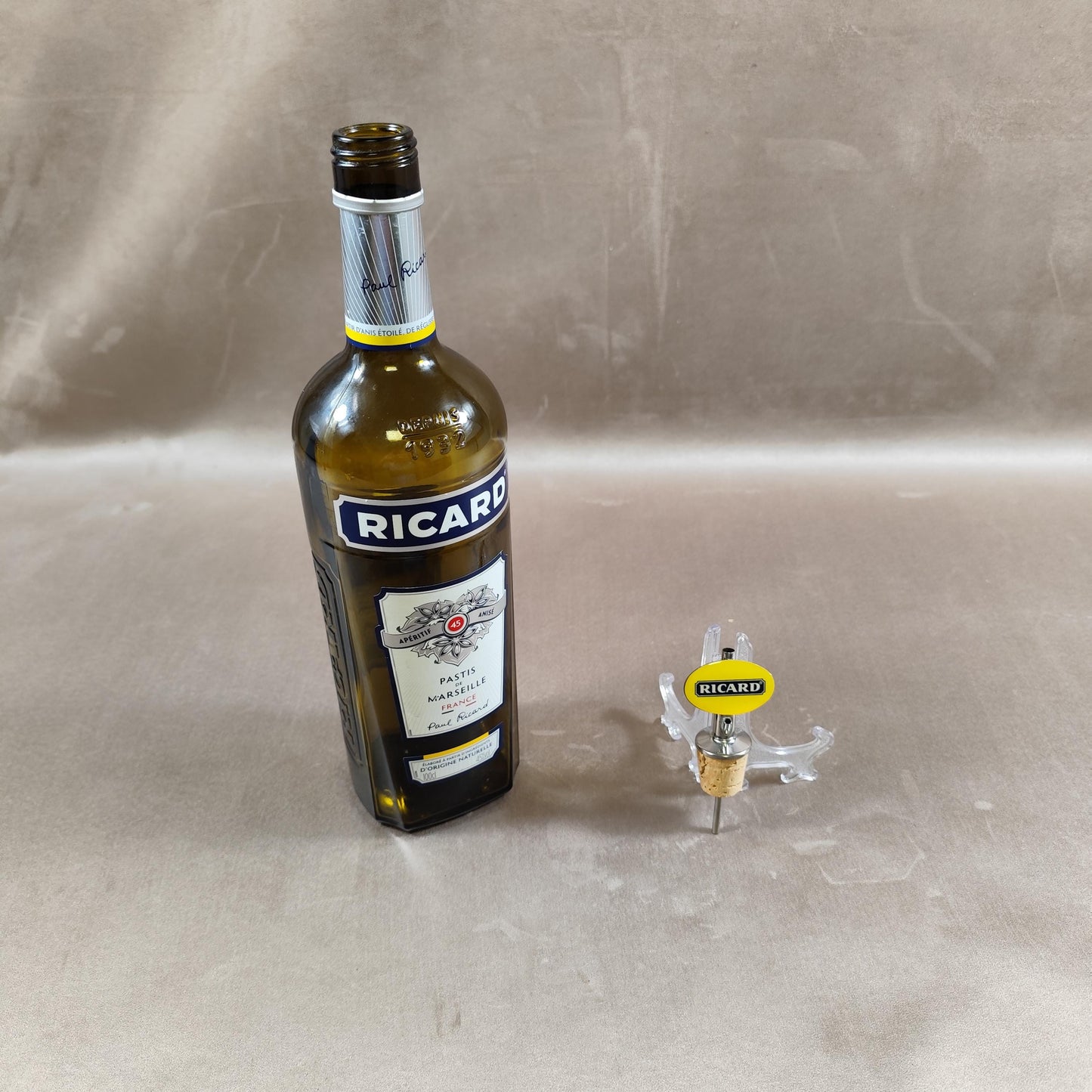 Bouchon de bouteille Ricard en métal Made in France Vintage 1980