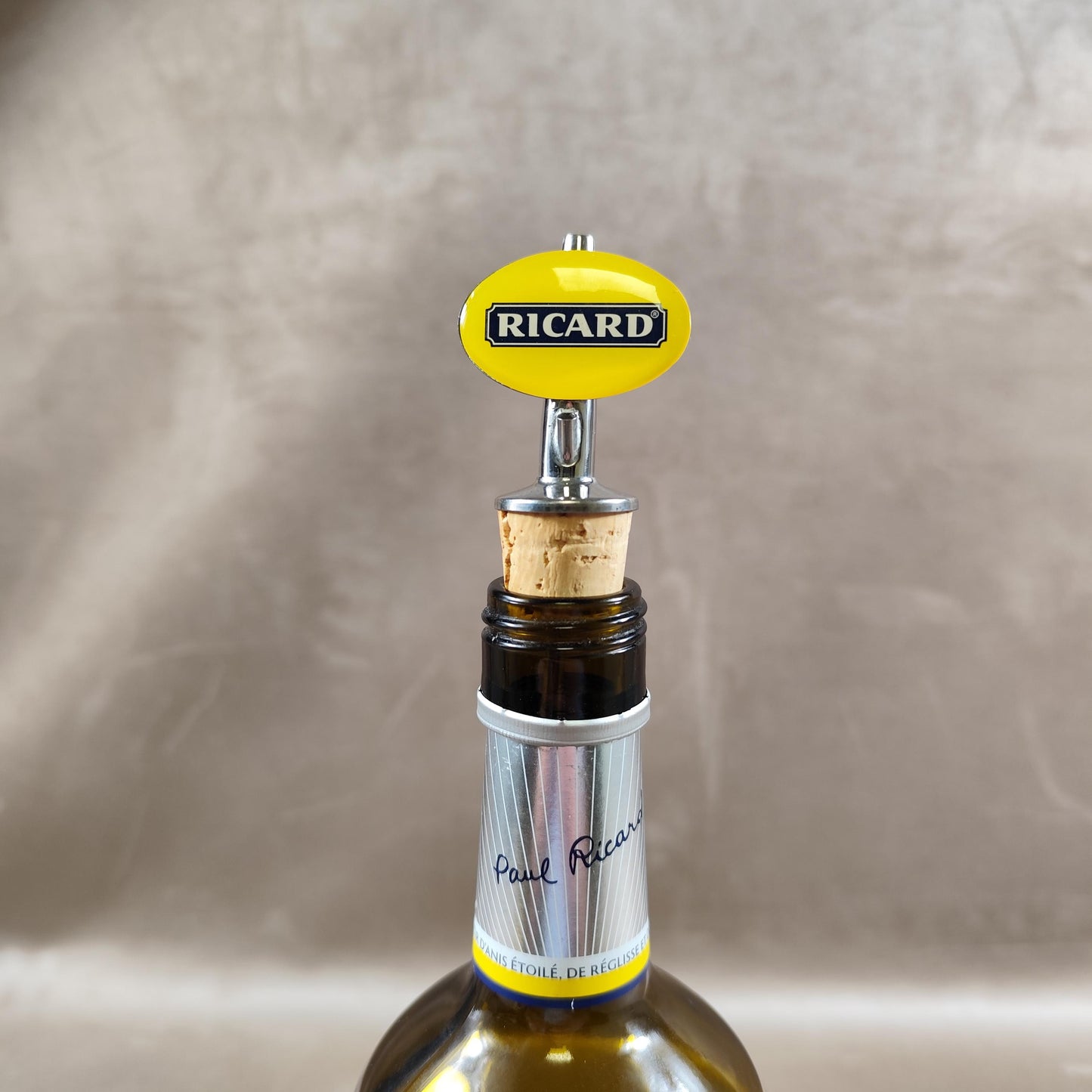 Bouchon de bouteille Ricard en métal Made in France Vintage 1980