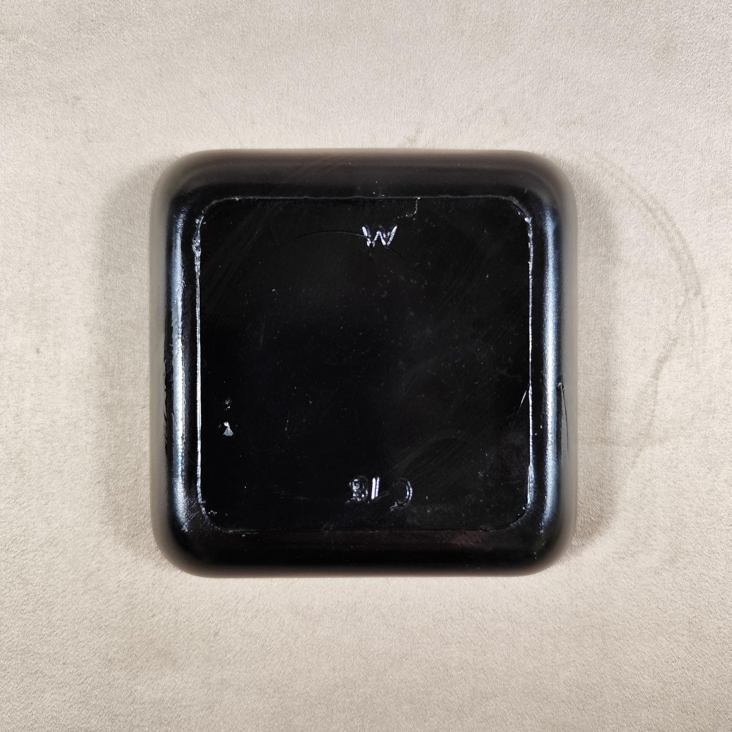 Cendrier Publicitaire Johnnie Walker en verre Made in France Vintage 1970