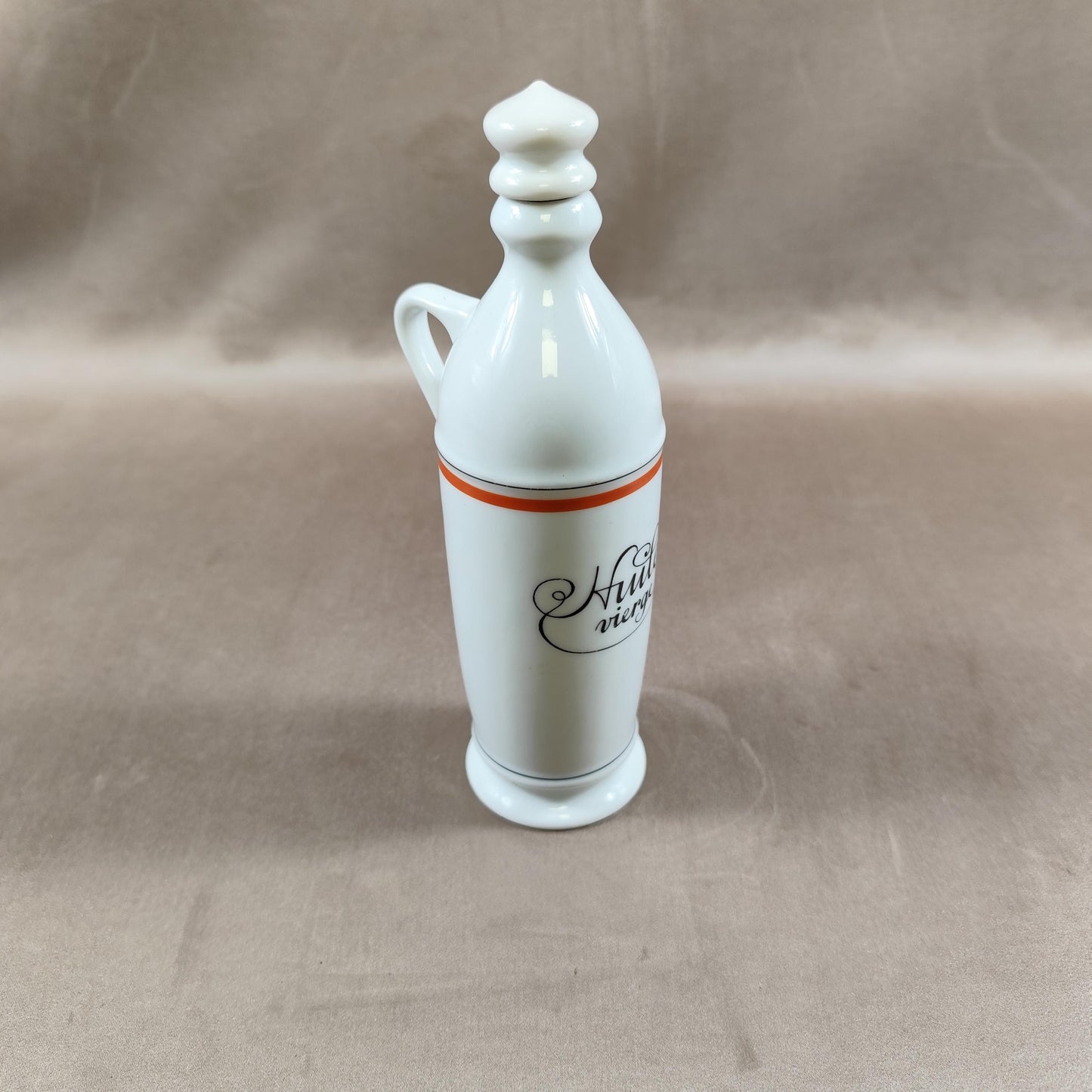 Bouteille pour l'huile Porcelaine d'Auteuil ligne Bistrot Made in France Vintage 1980