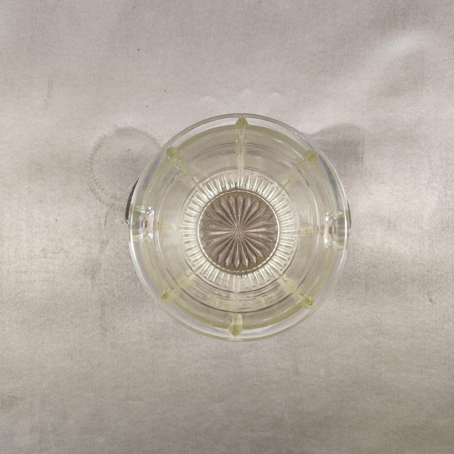 Seau à glaçons Suze en verre Made in France Vintage 1970