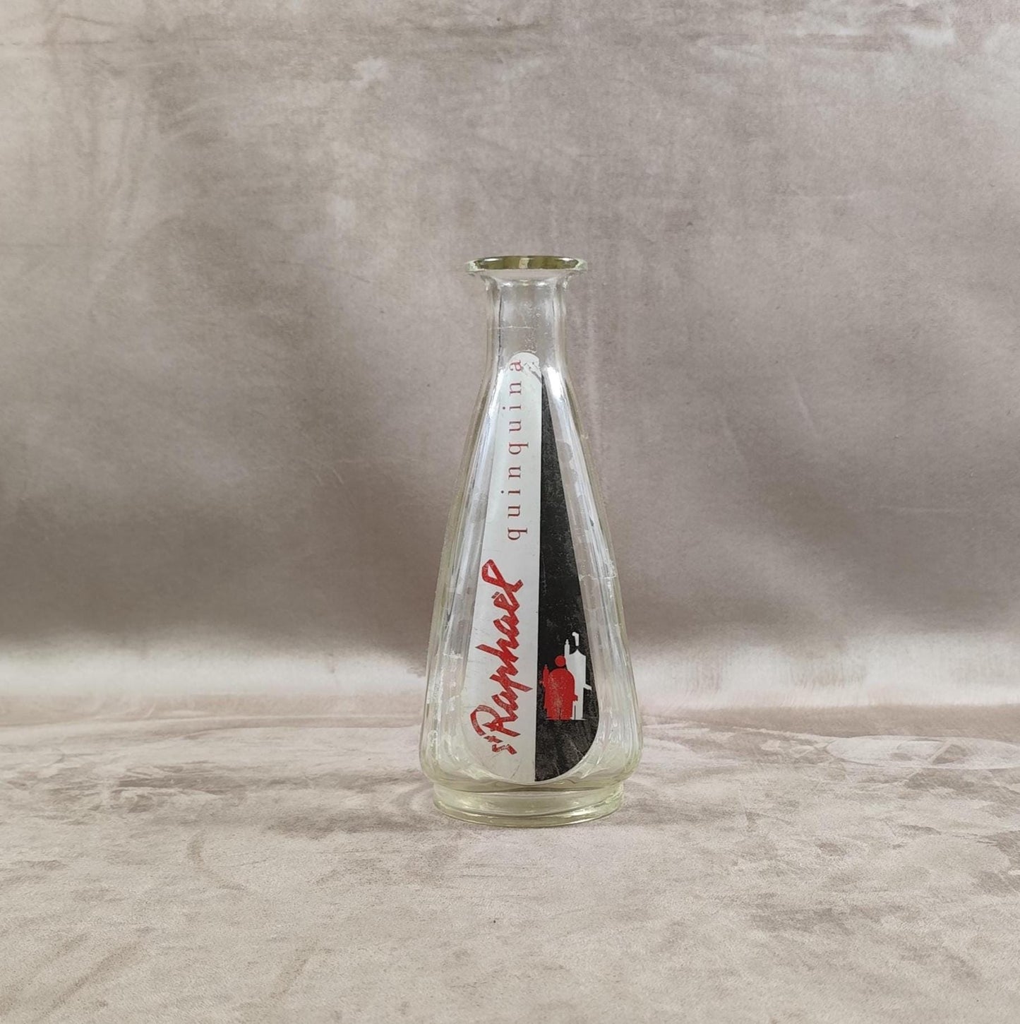 Carafe Publicitaire St Raphael Liqueur en verre Made in France Vintage 1970