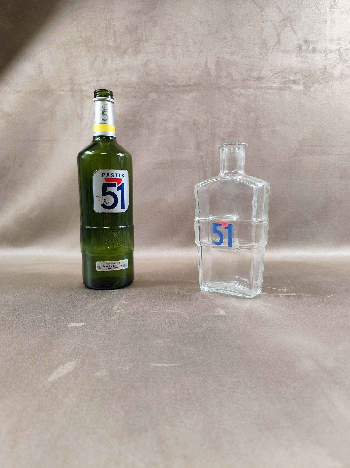 Pichet à eau Pastis 51 en verre Made in France Vintage 1970