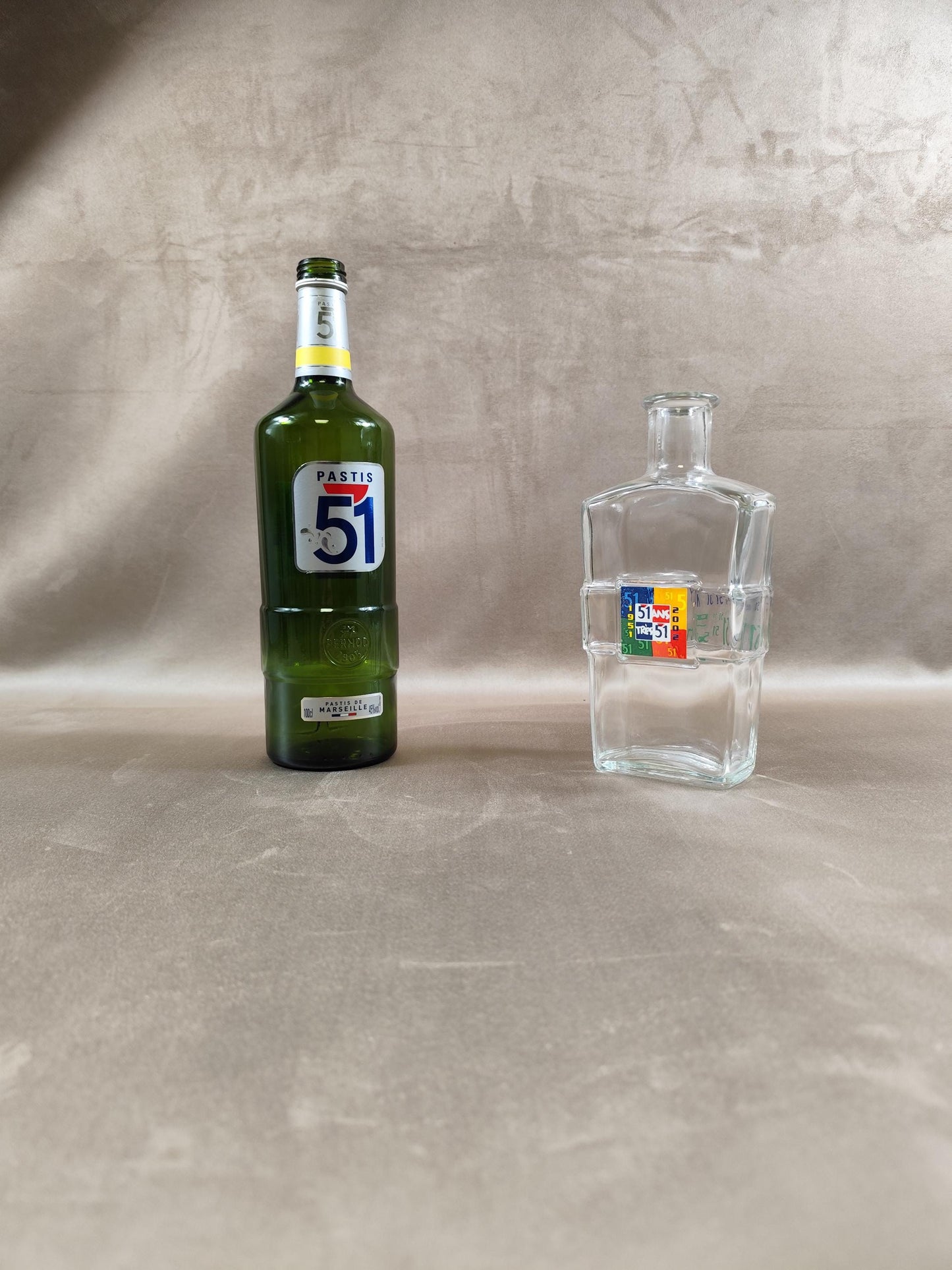 Pichet à eau Pastis 51 en verre Made in France Vintage 1970