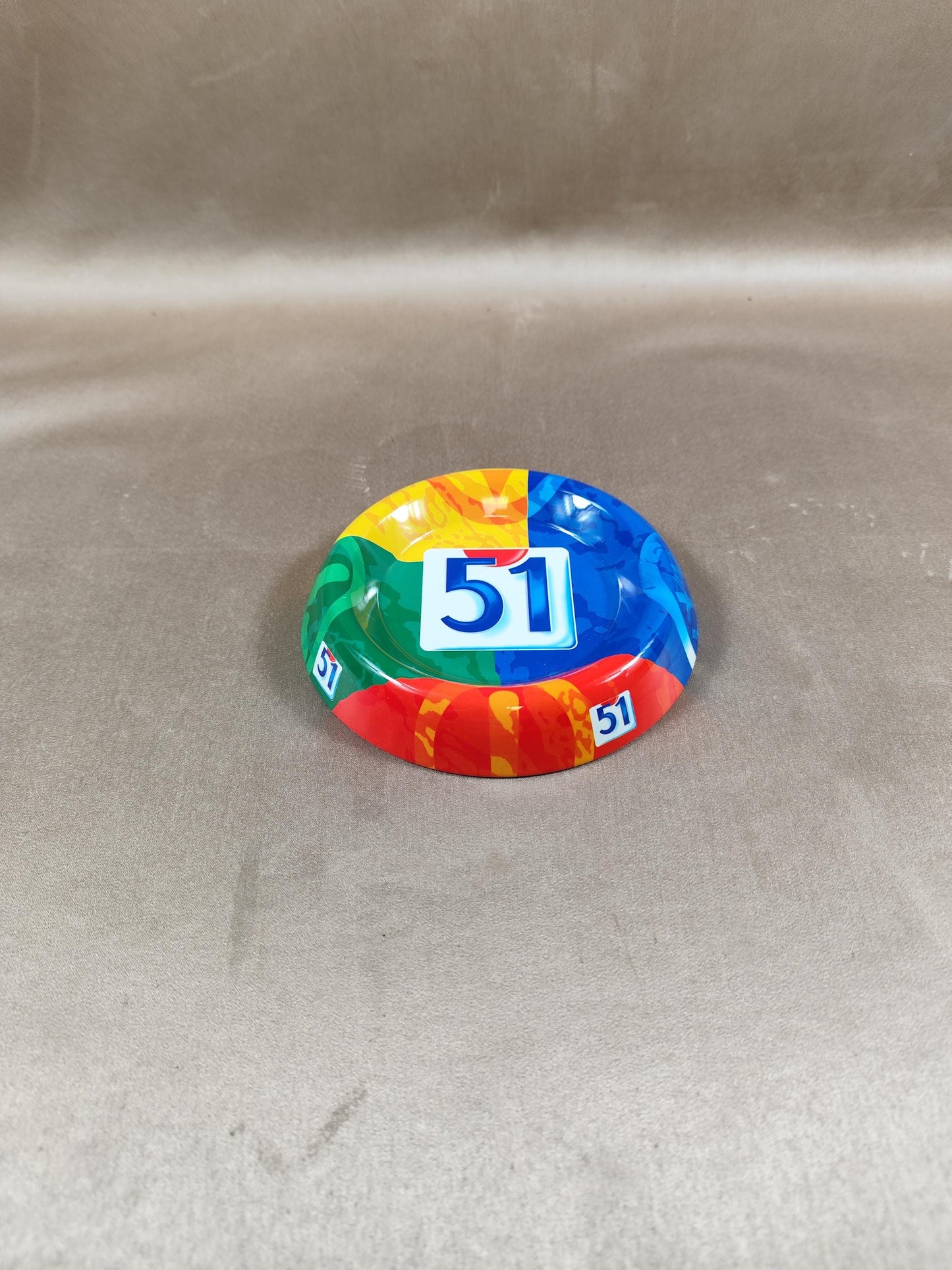 Cendrier Publicitaire Pastis 51 en métal Made in France Années 1990