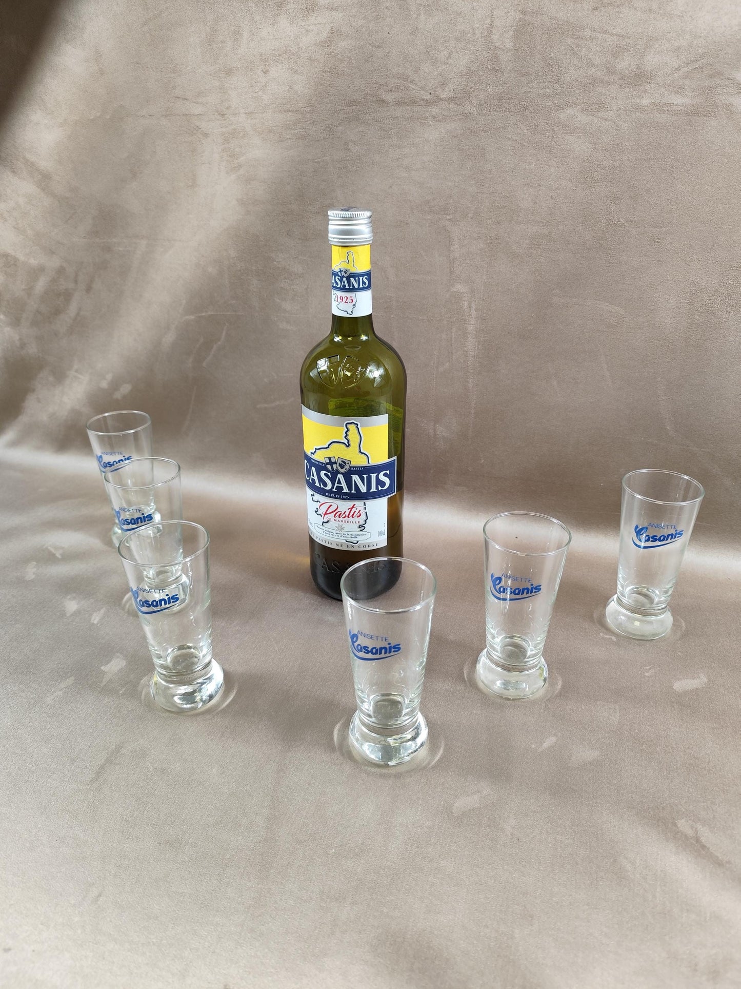 Lot de 6 verres Casanis Made in France Vintage 1980