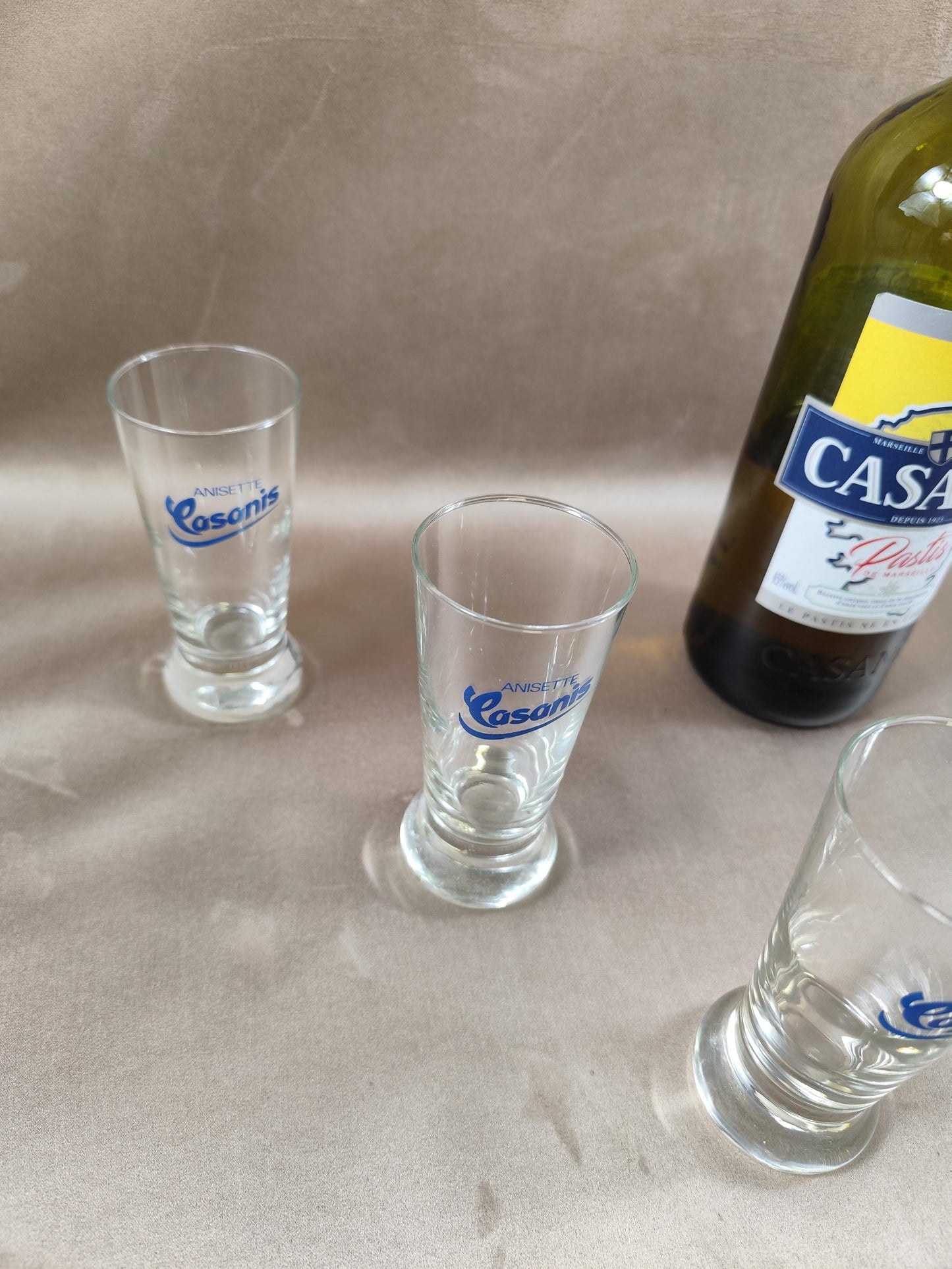 Lot de 6 verres Casanis Made in France Vintage 1980