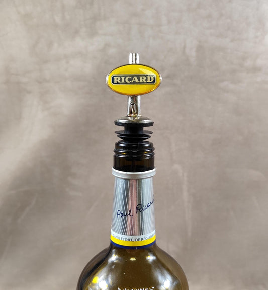 Bouchon de bouteille Ricard en plastique et métal Made in France Vintage 1980