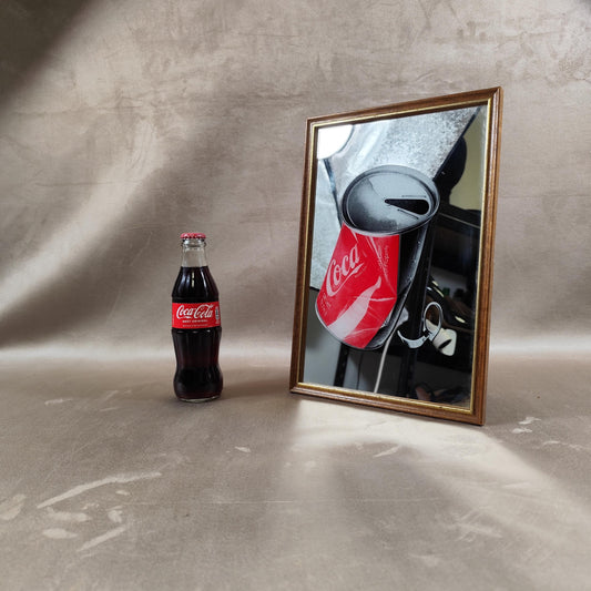 Miroir Publicitaire Coca Cola Made in France Vintage 1970