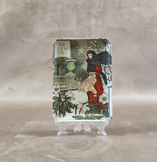Cendrier Vide Poche Eugène GRASSET Décembre La Belle Jardinière Vintage 1970