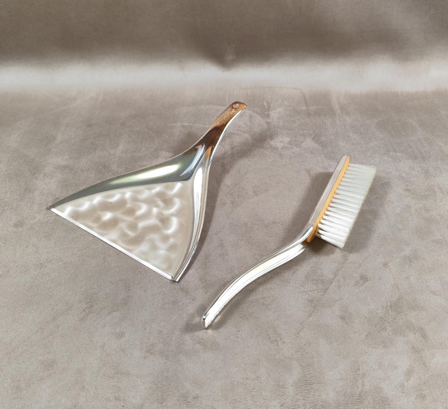 Ramasse-miette Christofle en métal argenté Made in Germany Vintage 1980