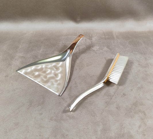 Ramasse-miette Christofle en métal argenté Made in Germany Vintage 1980