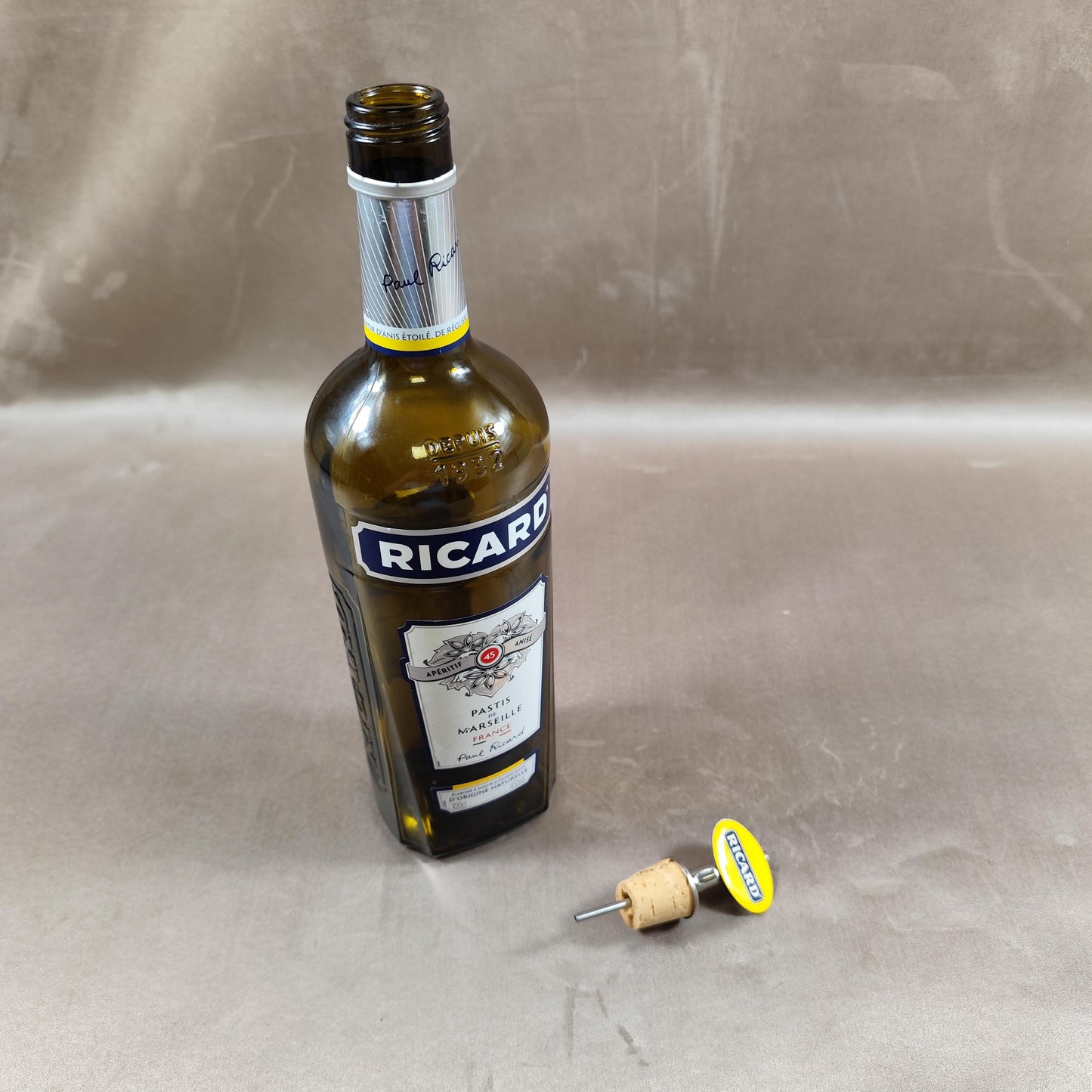 Bouchon de bouteille Ricard en métal Made in France Vintage 1980