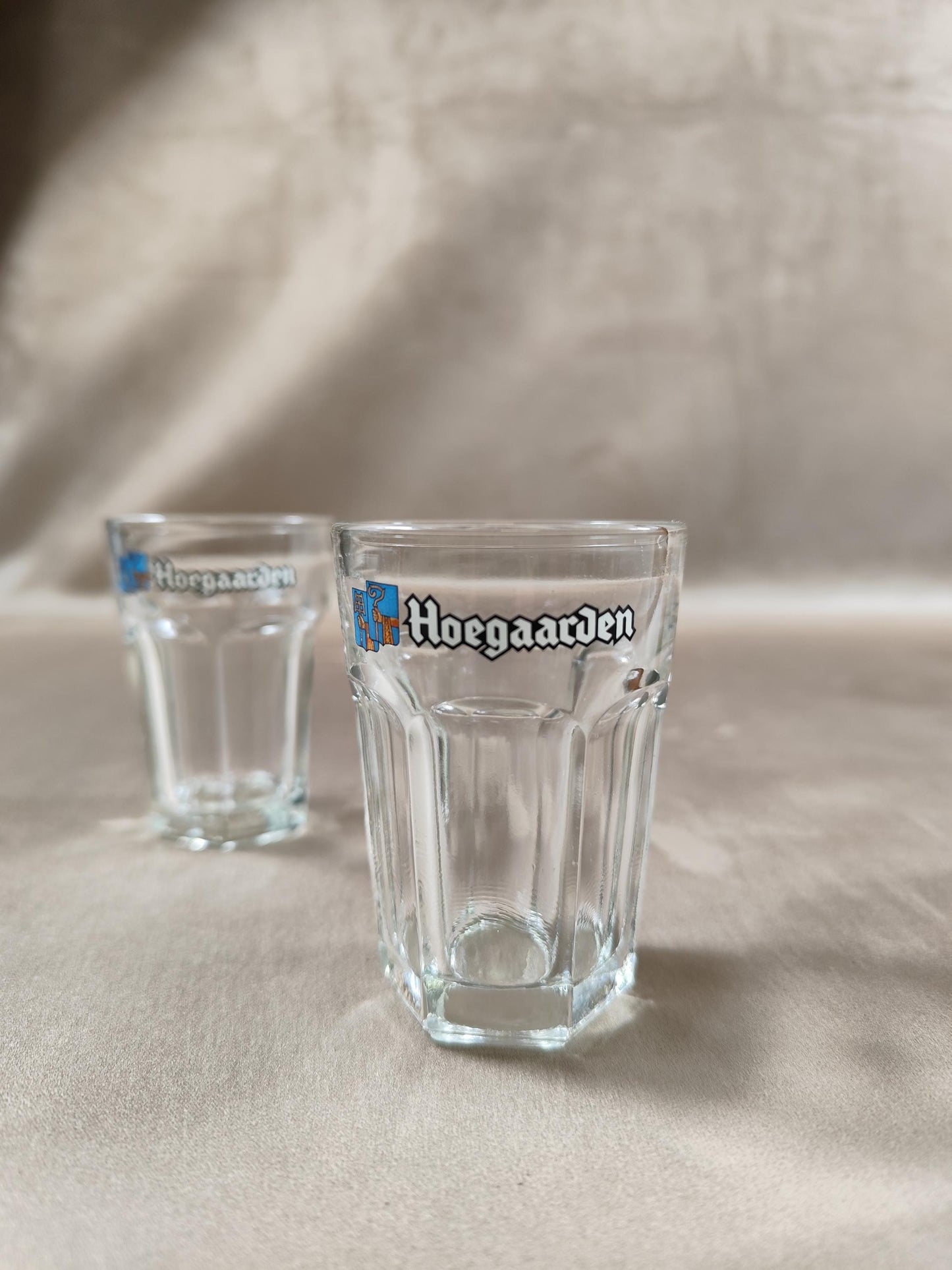Lot de 6 verres à bière Hoegaarden en verre Made in France Vintage 2000