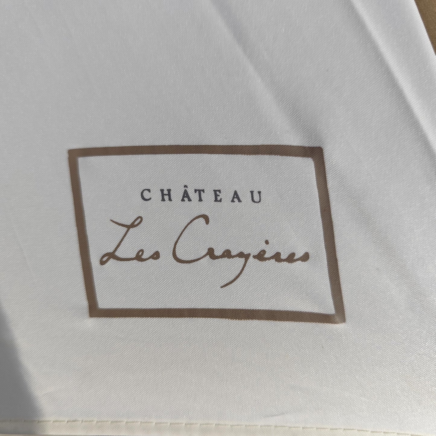 Parapluie Les Crayères Reims Hôtel Restaurant Made in France Vintage 1990