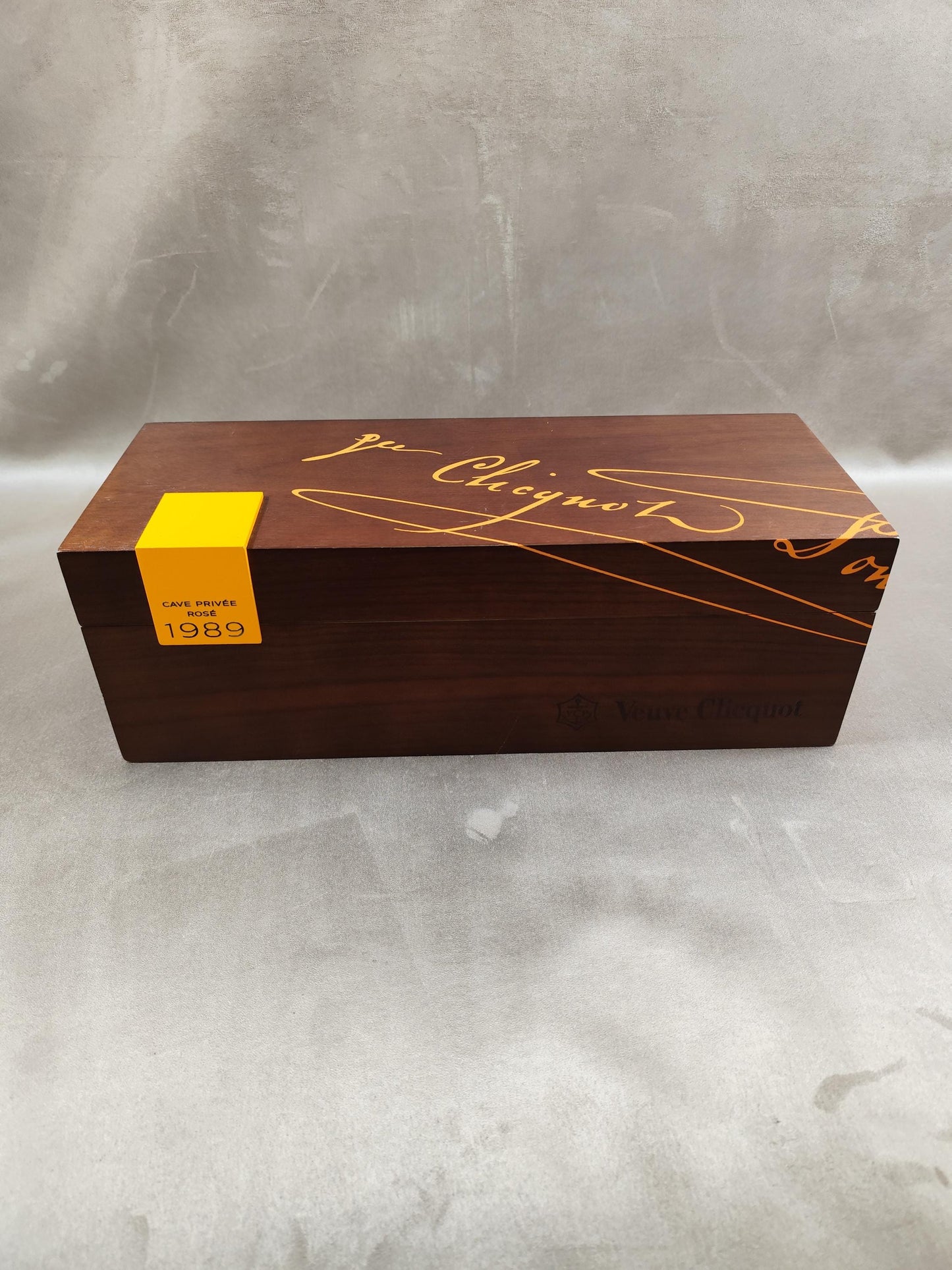 Caisse en bois pour Magnum Champagne Veuve Clicquot Made in France Vintage 1980