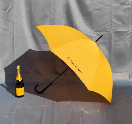 RARE Parapluie Champagne Veuve Clicquot Ponsardin Made in France Vintage 1990