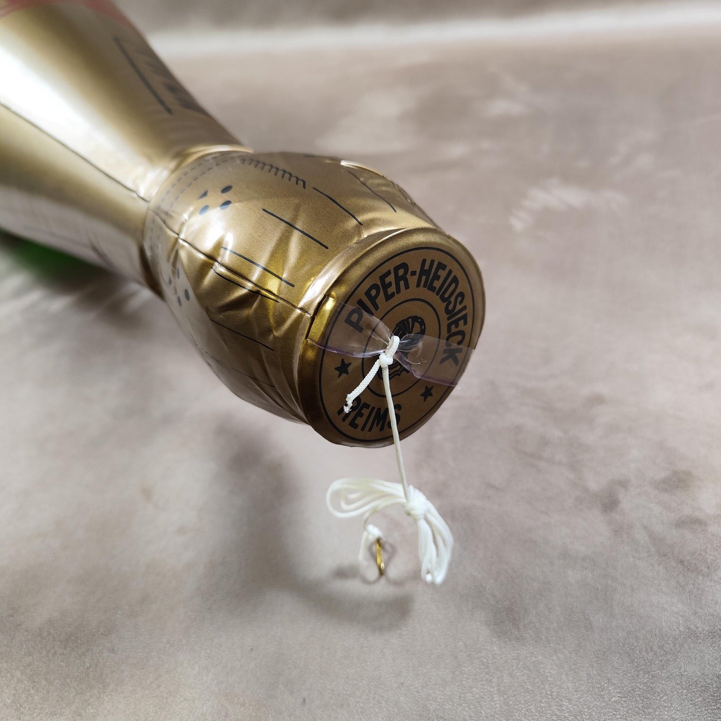 Bouteille de Champagne Gonflable XXL Piper-Heidsieck Made in France Vintage 1990