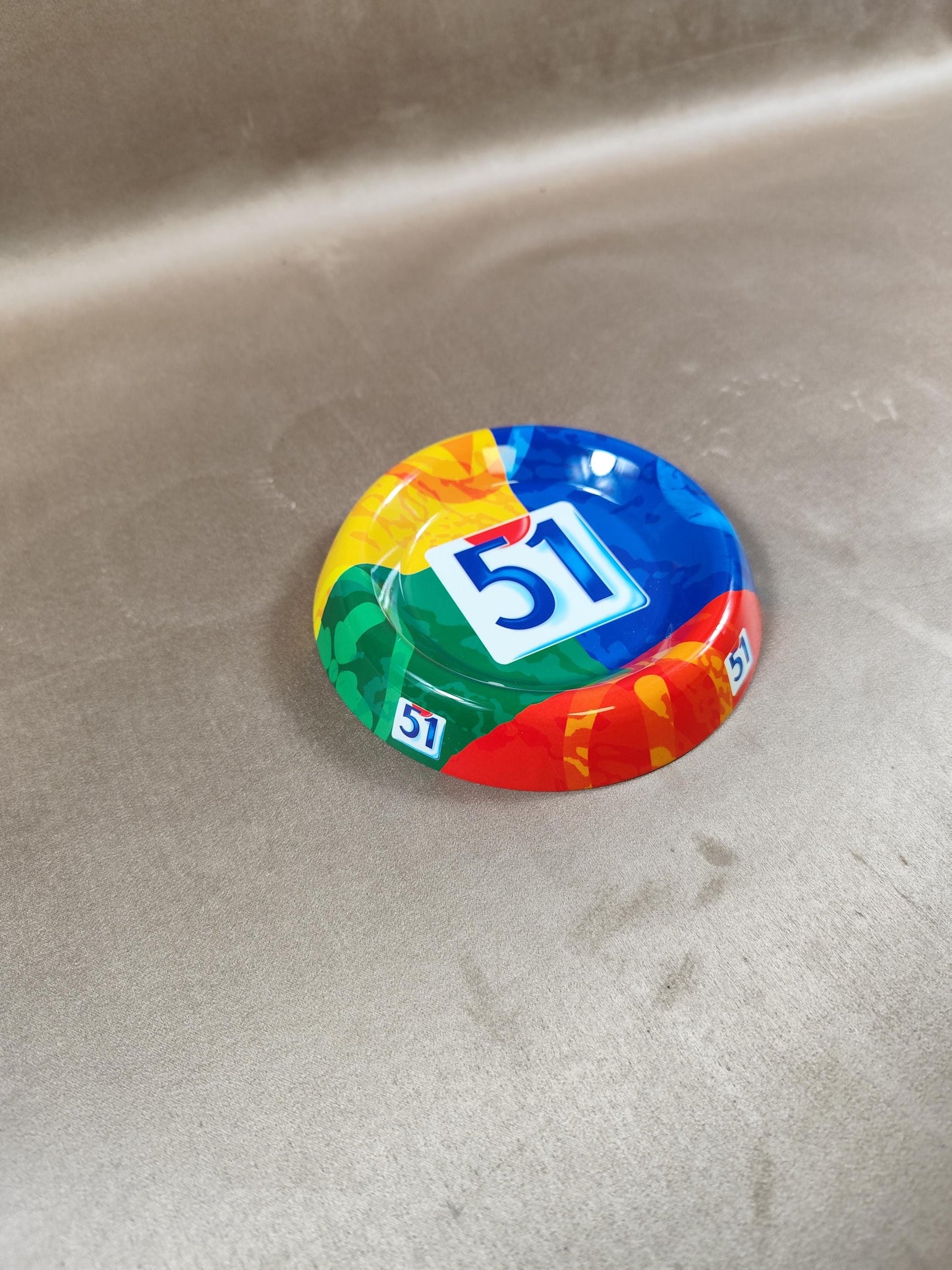 Cendrier Publicitaire Pastis 51 en métal Made in France Années 1990