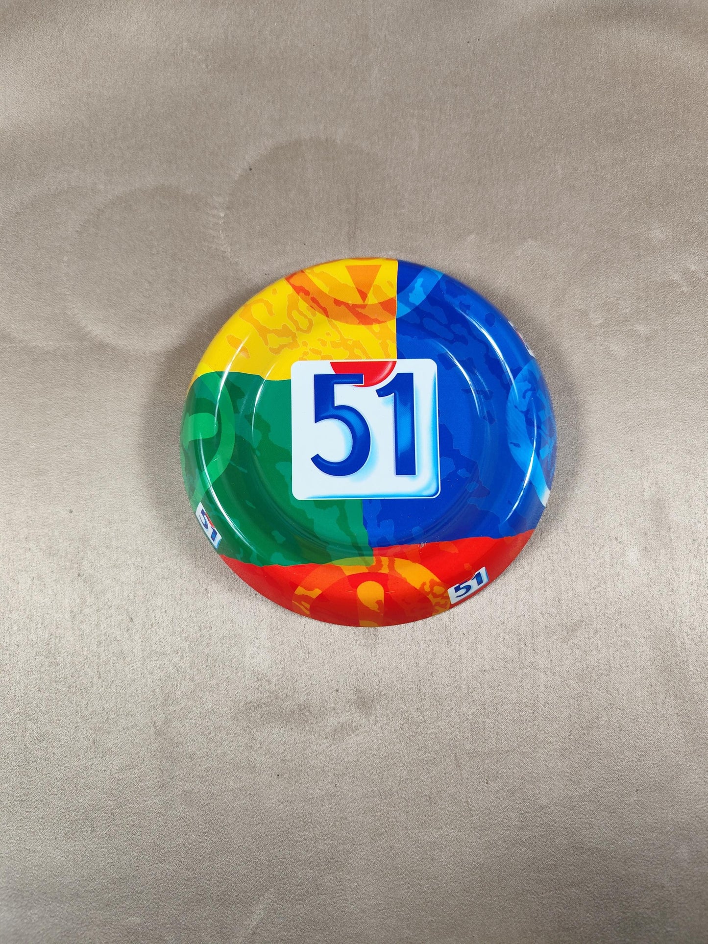 Cendrier Publicitaire Pastis 51 en métal Made in France Années 1990