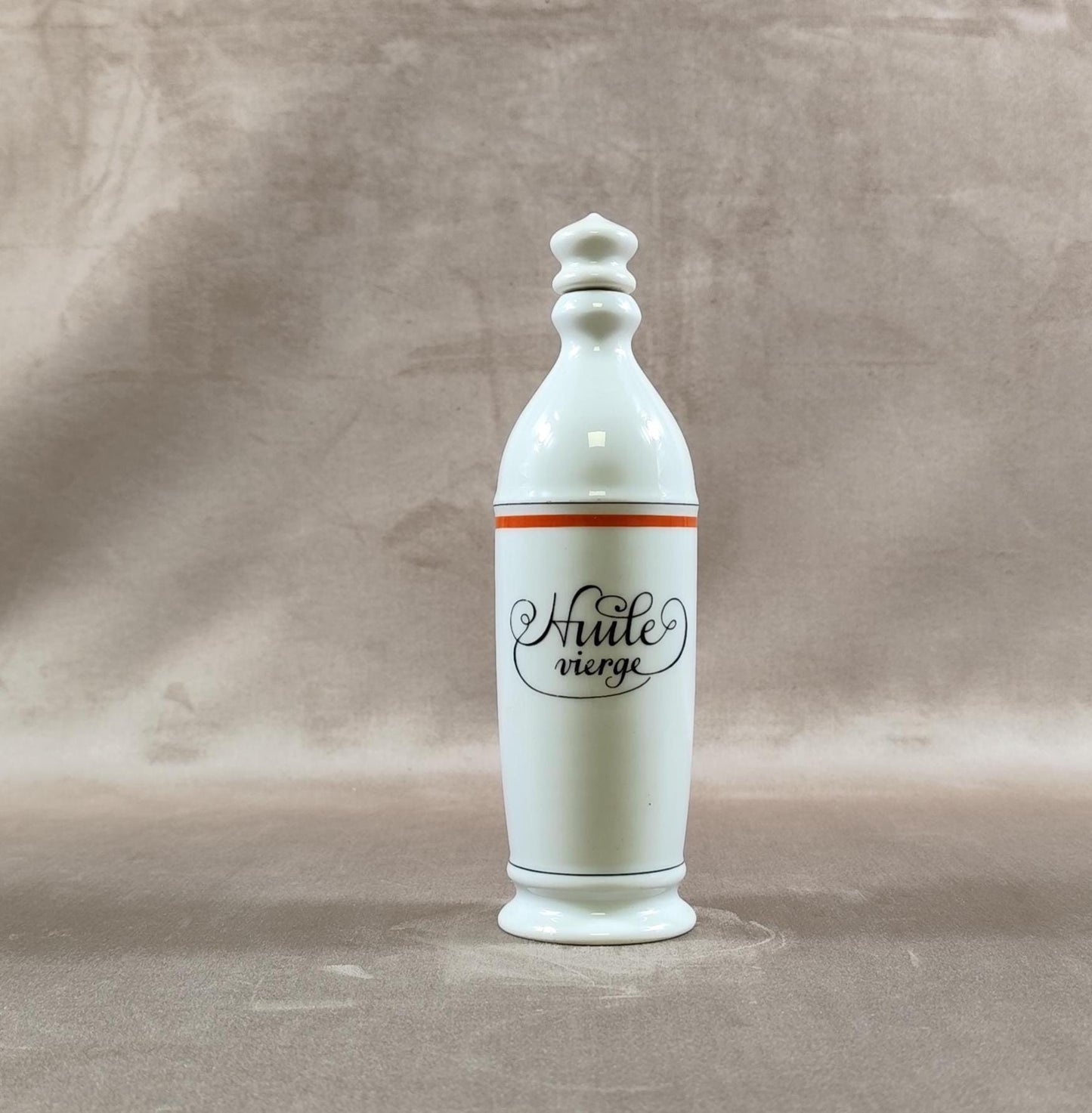 Bouteille pour l'huile Porcelaine d'Auteuil ligne Bistrot Made in France Vintage 1980