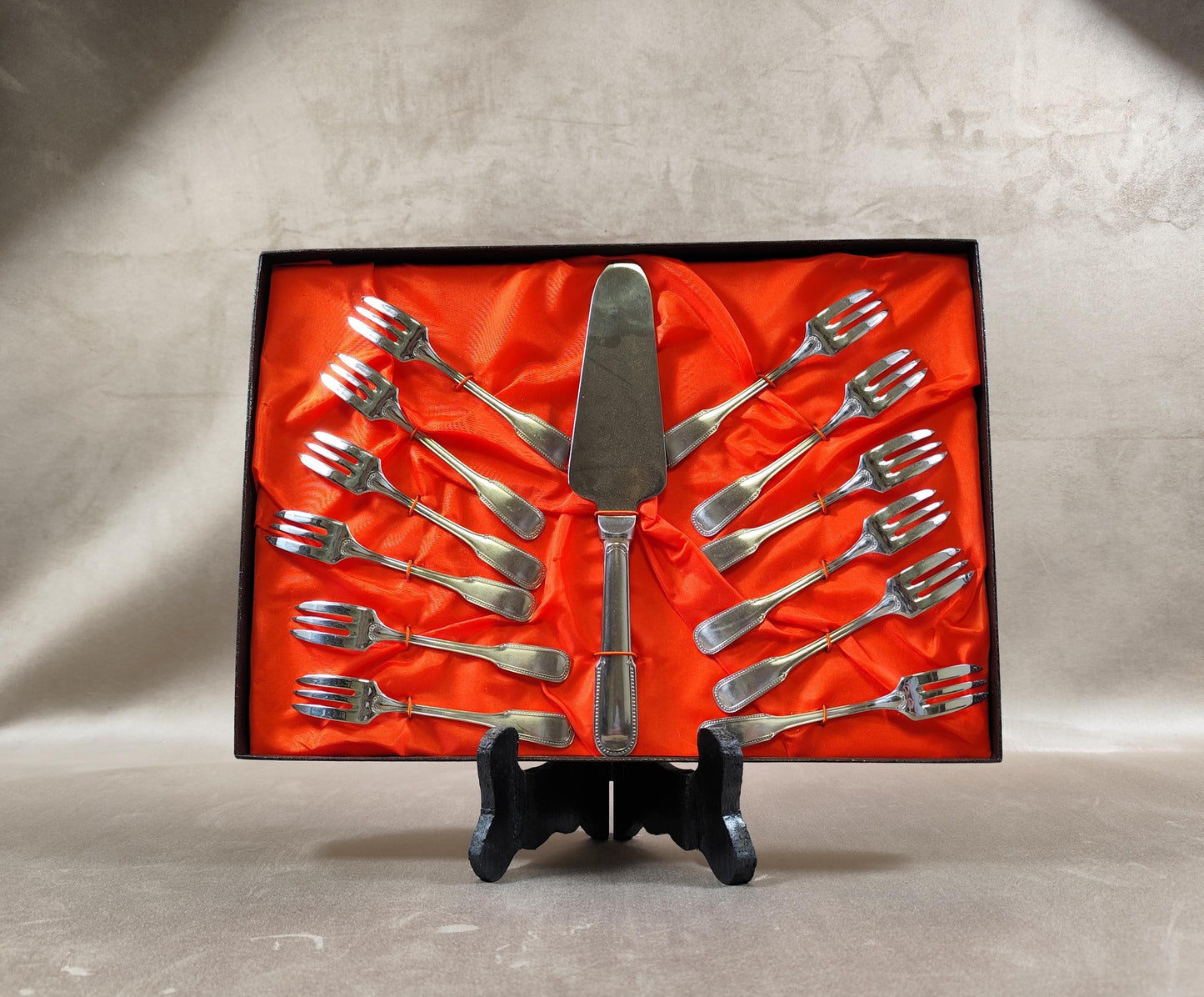 Service à dessert Guy Degrenne  13 pièces 12 personnes Made in France Vintage 1900