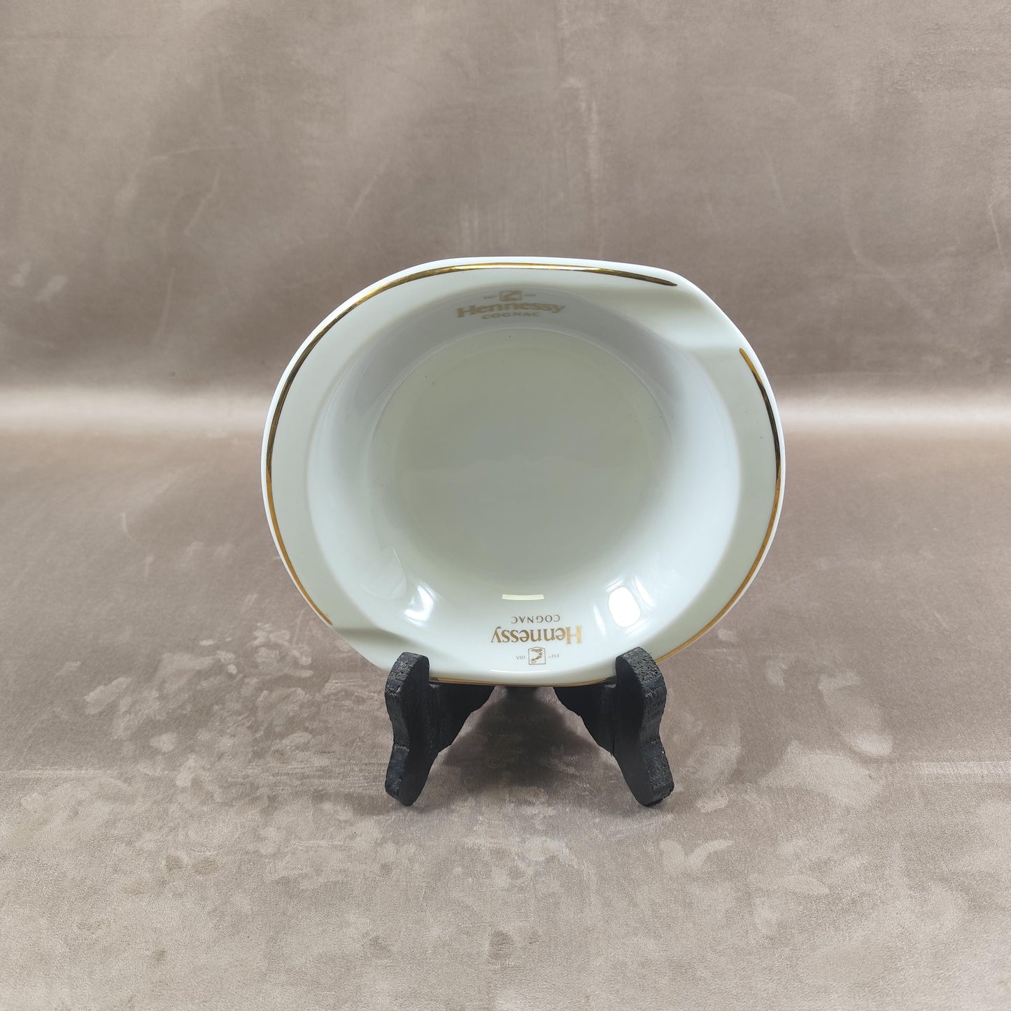 Cendrier XXL Cognac Hennessy en céramique par Bernardaud Limoges Made in France Vintage 1970