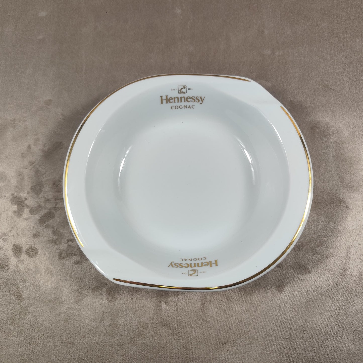 Cendrier XXL Cognac Hennessy en céramique par Bernardaud Limoges Made in France Vintage 1970