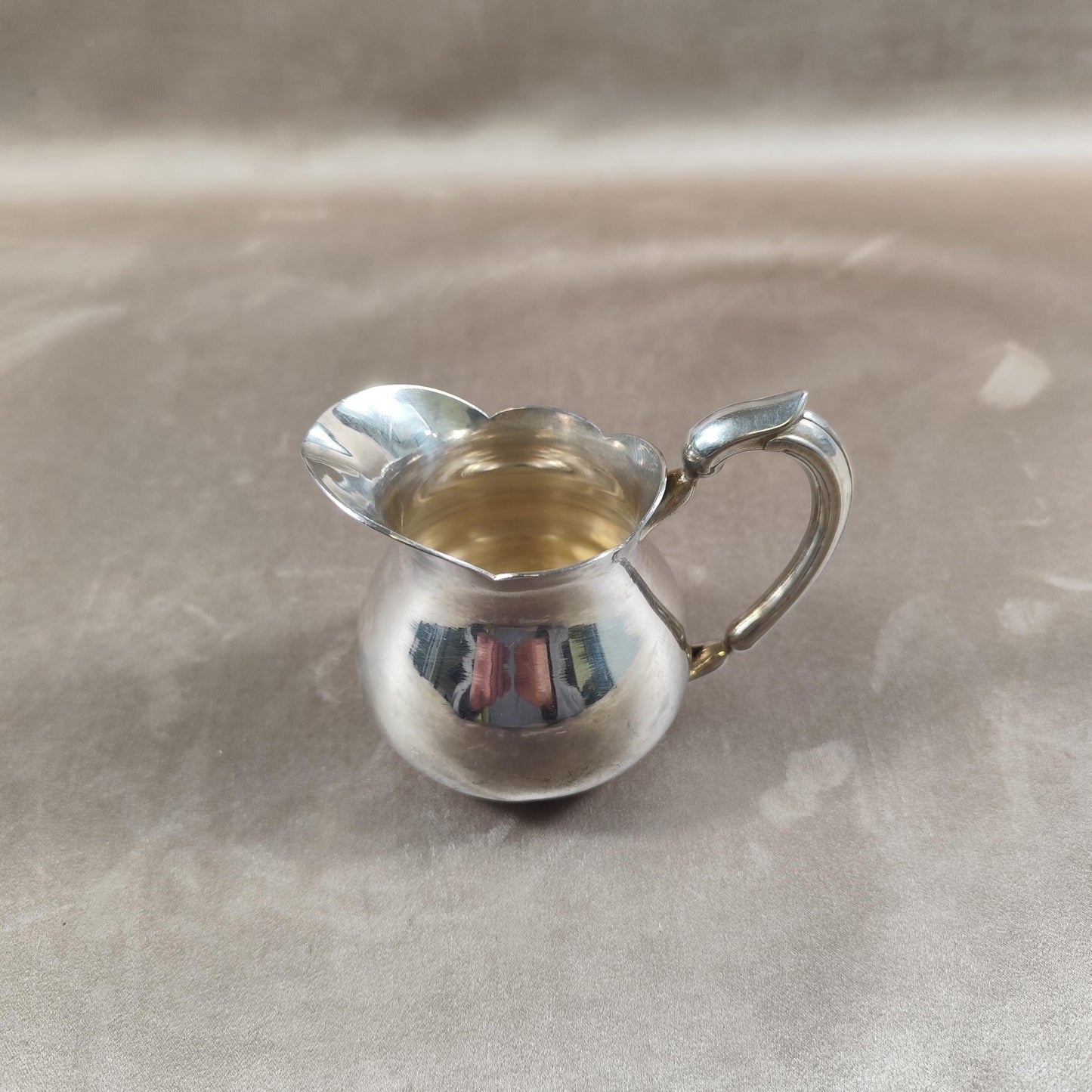 Pichet pot à lait en métal argenté Christofle Made in France Vintage 1960