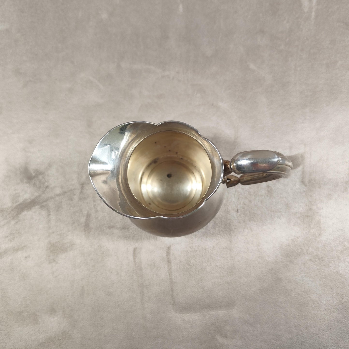 Pichet pot à lait en métal argenté Christofle Made in France Vintage 1960