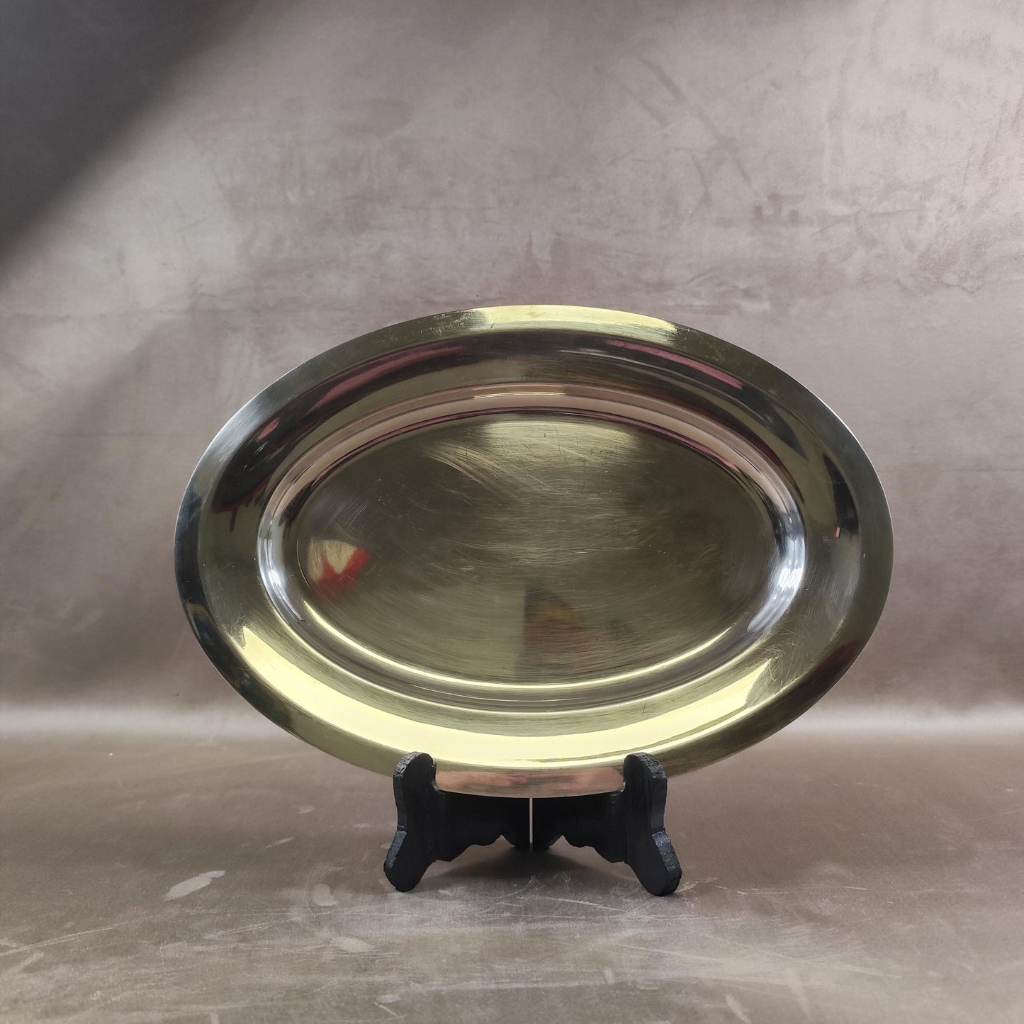 VERY RARE Plat Christofle modèle Albi en Métal Argenté avec Poinçon d'Orfèvre Made in France Vintage 1900