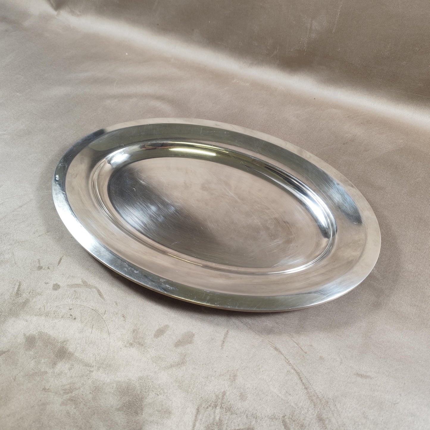 VERY RARE Plat Christofle modèle Albi en Métal Argenté avec Poinçon d'Orfèvre Made in France Vintage 1900