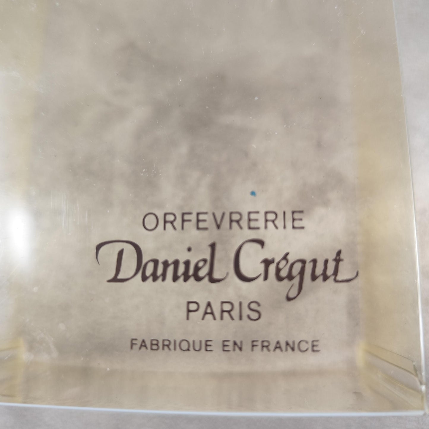 Ecrin coquetier et cuillère Daniel Crégut en métal argenté Poinçon d'orfèvre Made in France Vintage 1900