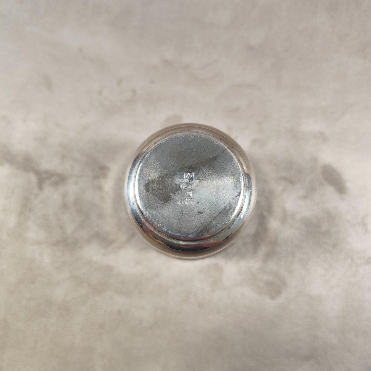 RARE Timbale de Baptême Christofle Gallia en Métal Argentée Made in France Vintage 1970