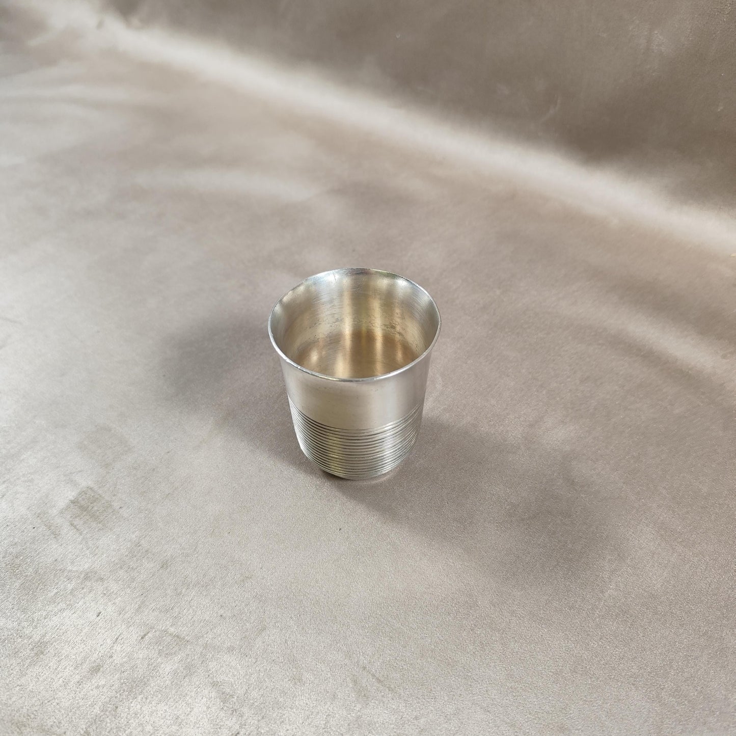 RARE Timbale de Baptême Christofle en Métal Argentée Made in France Vintage 1970