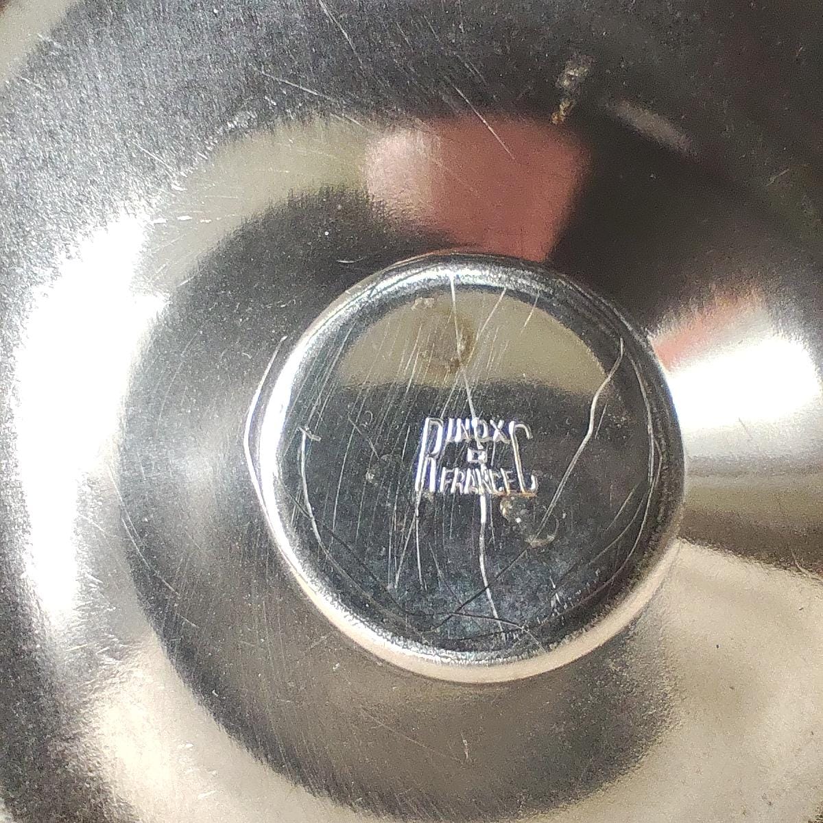 Ensemble de 2 coupes à glace en Inox Made in France Vintage 1980