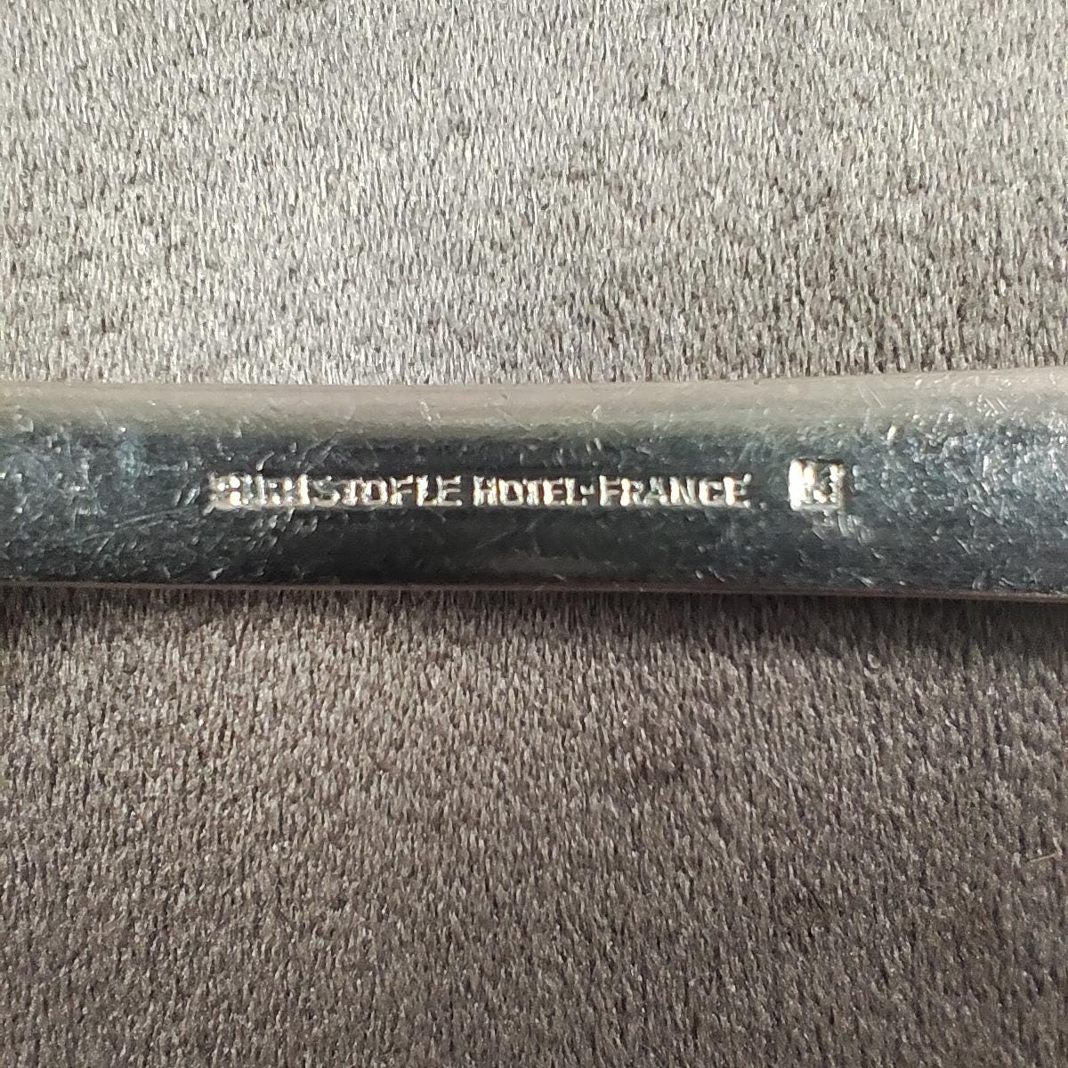 Lot de 5 Fourchette Christofle en métal argenté modèle uniplat  Made in France Vintage 1980