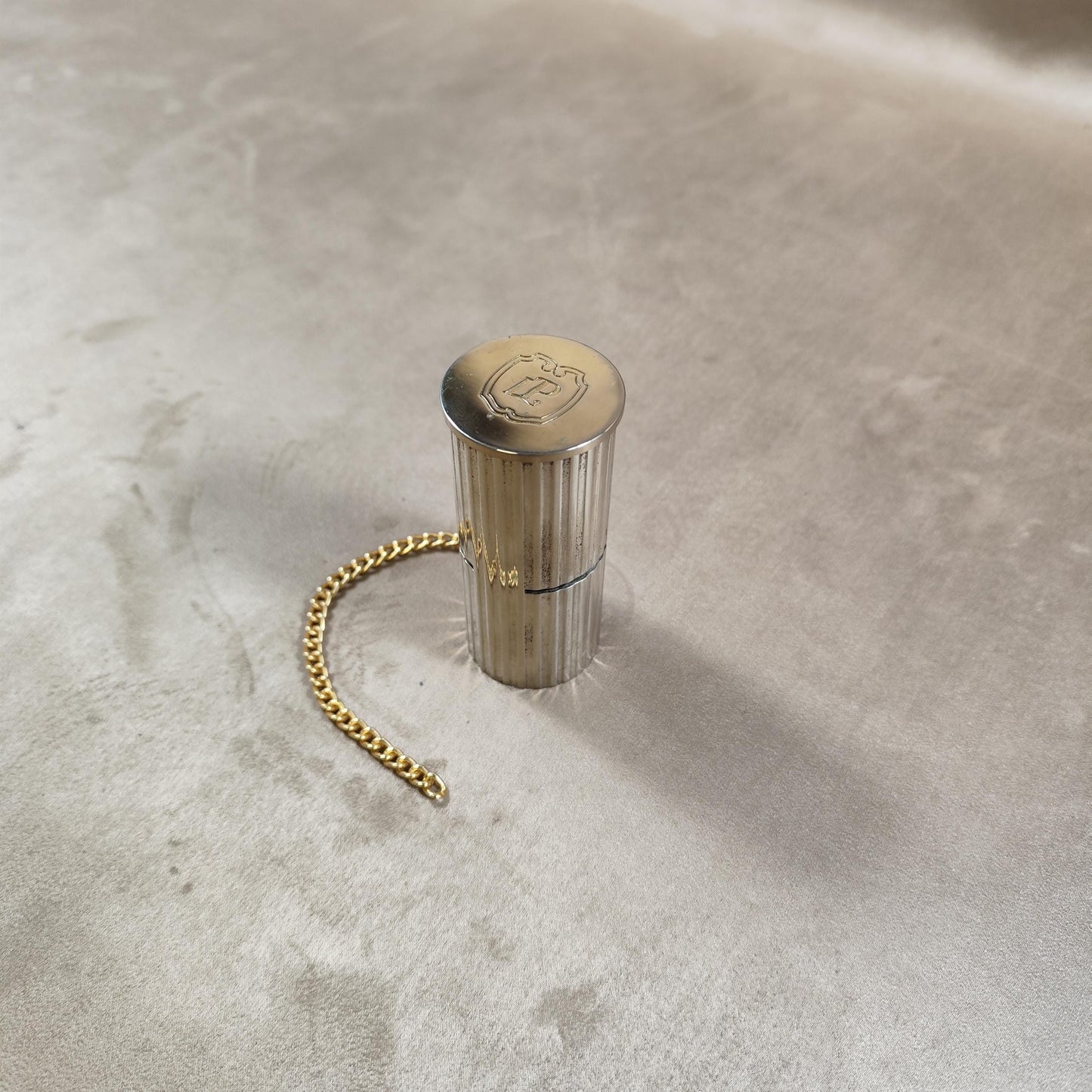 Bouchon stoppeur pour bouteille de Champagne Laurent-Perrier en métal argenté Made in France Vintage 1970