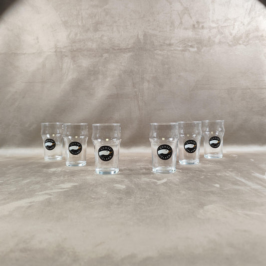 Lot de 6 verres à bière Goose Island en verre Made in France Vintage 1980
