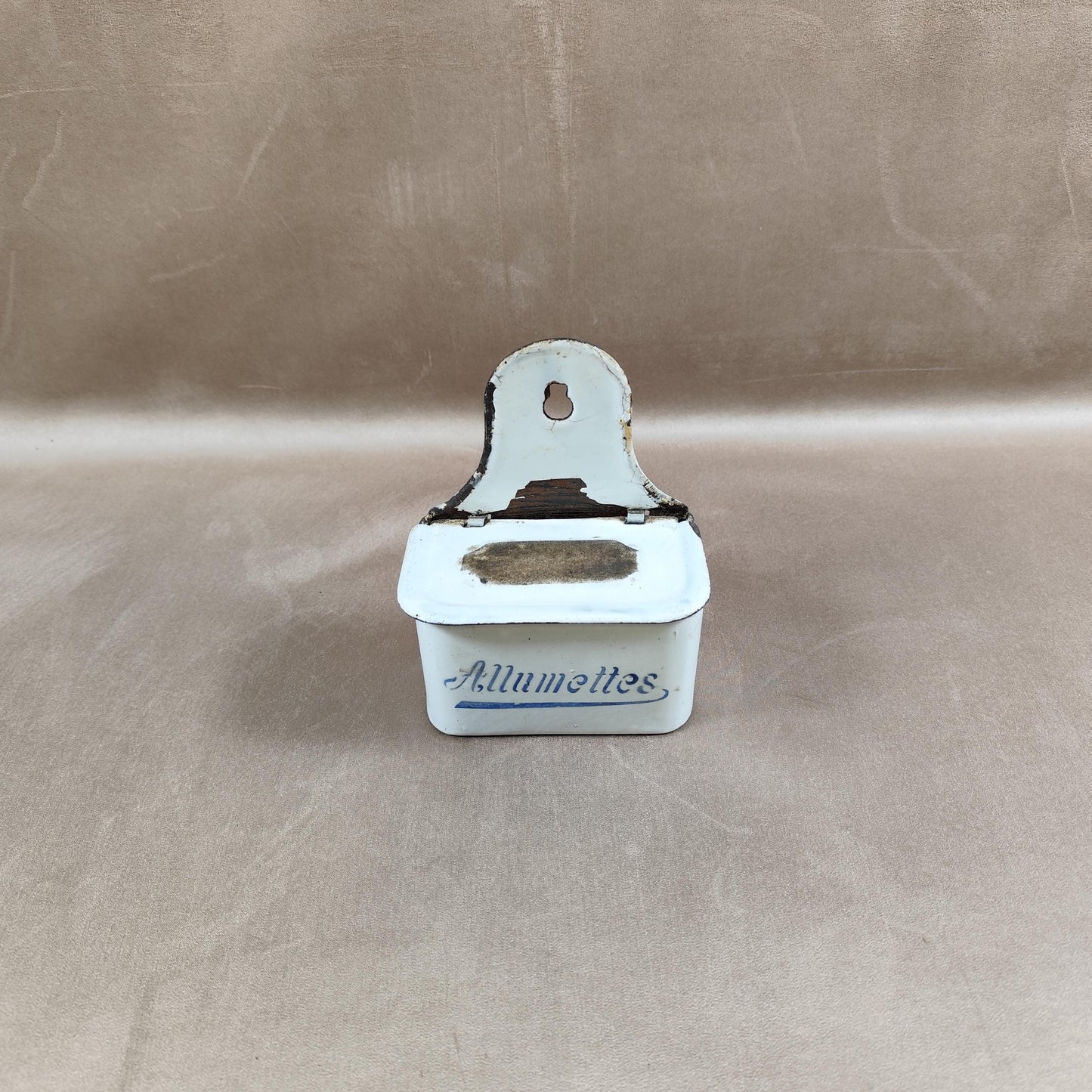 Boite en Métal pour allumettes Made in France Vintage 1970