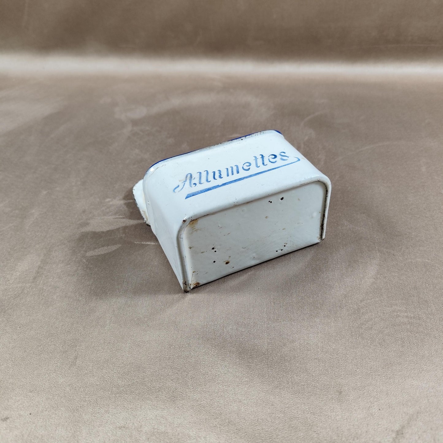 Boite en Métal pour allumettes Made in France Vintage 1970