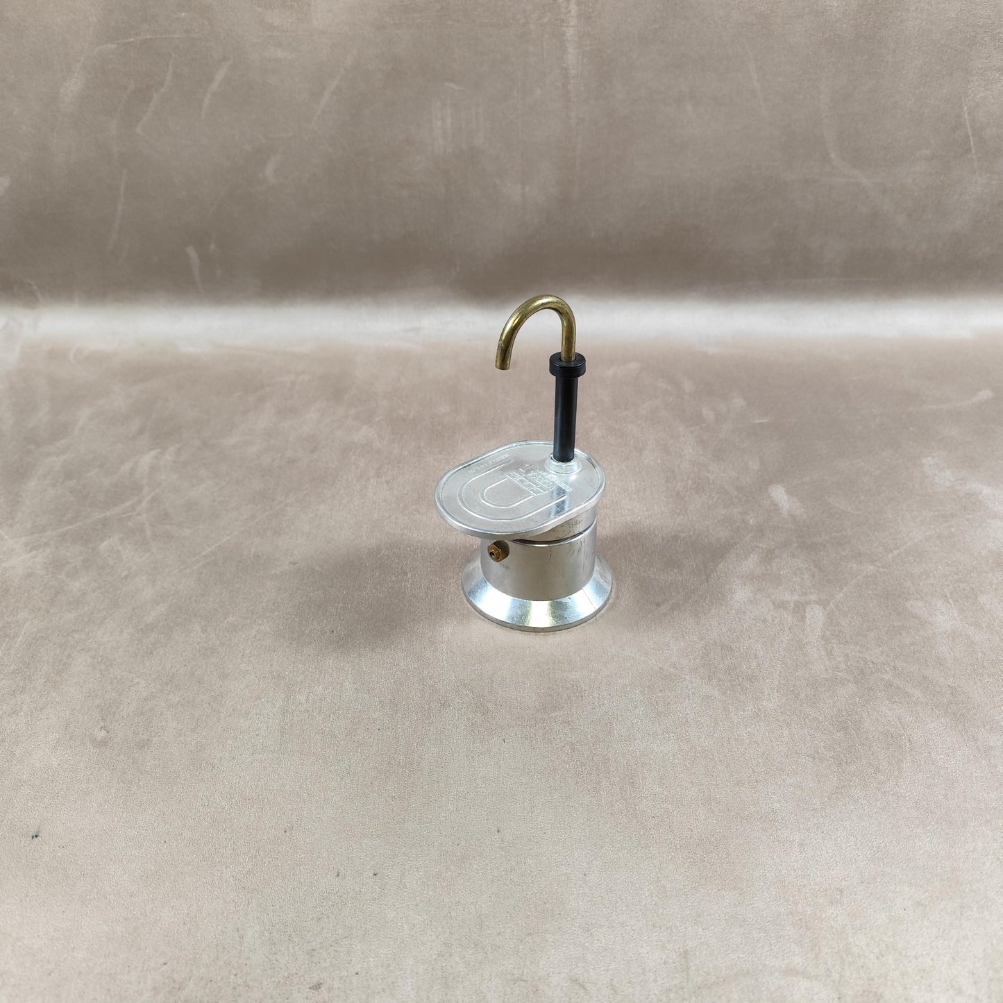 Cafetière Tazza Mini Express pour expresso en acier design par L.Bialetti Made in Italy Vintage 1970