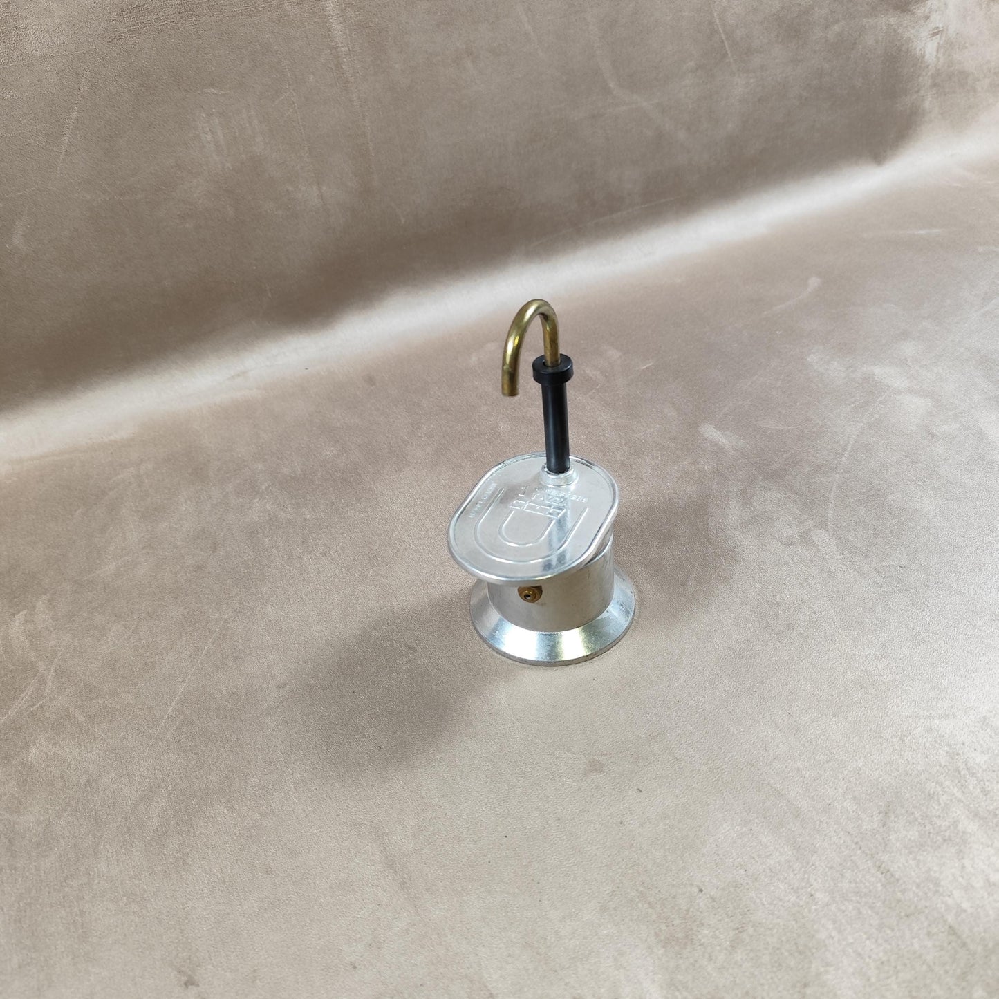 Cafetière Tazza Mini Express pour expresso en acier design par L.Bialetti Made in Italy Vintage 1970